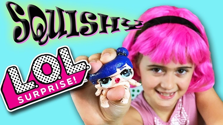 DIY, SQUISHY LOL Surprise Dolls (Sis vs Sis!)
