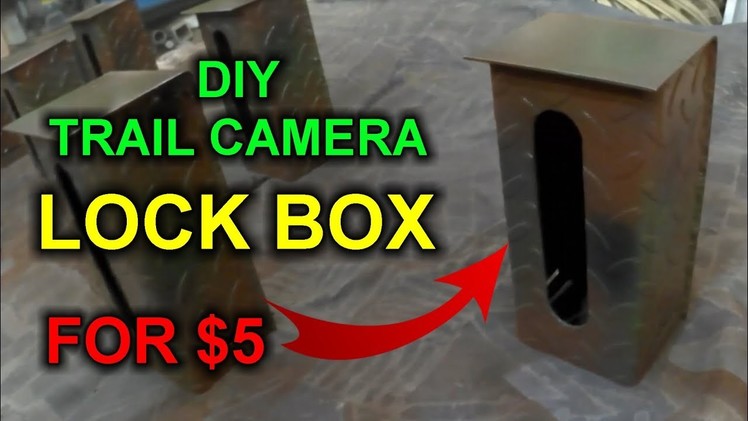 DIY Trail Camera Lock Boxes