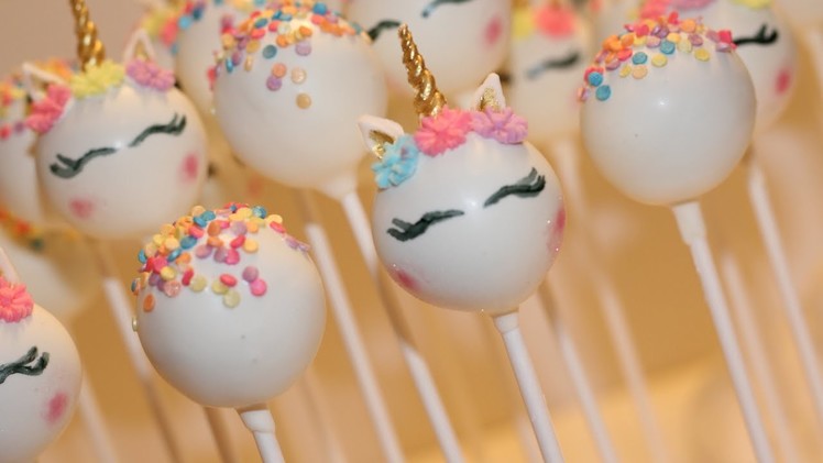 DIY Unicorn Cakepops