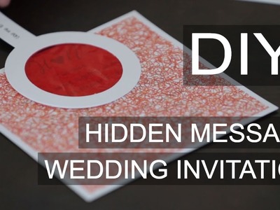 DIY Wedding Invitation Hidden Message Decoder - Pink Book Weddings