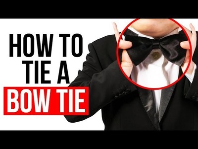 EASILY Tie A Bow Tie | Quick Bow-Tie Video Tutorial