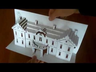 Hotel pop up card diy make and learn