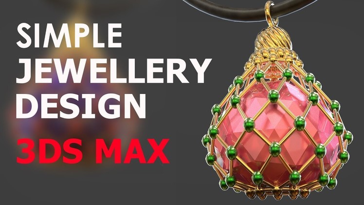 How To Make A Jewellery Item - 3ds max tutorial
