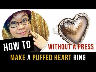 How to Make A Puffy Heart Ring - Metalsmithing Tutorial