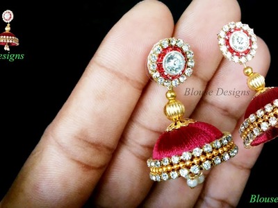 How to make designer earrings, jewelry, bridal jewelry, earrings making, handmade earrings