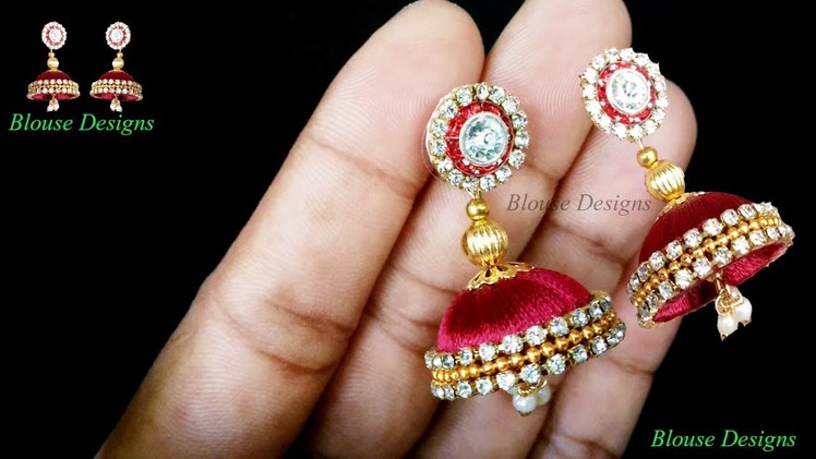 How to make designer earrings, jewelry, bridal jewelry, earrings making, handmade earrings