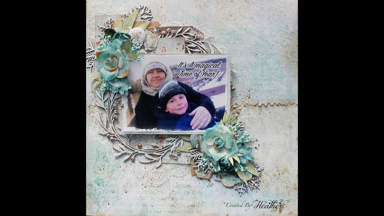 Its a Magical Time of Year Scrapbooking Layout
