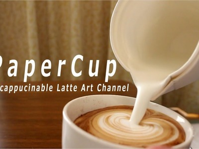 Making Paper Milk Jug for Latte Art