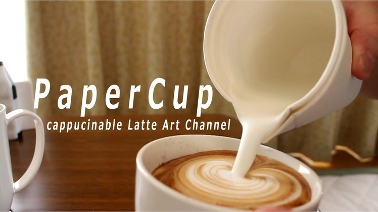 Making Paper Milk Jug for Latte Art