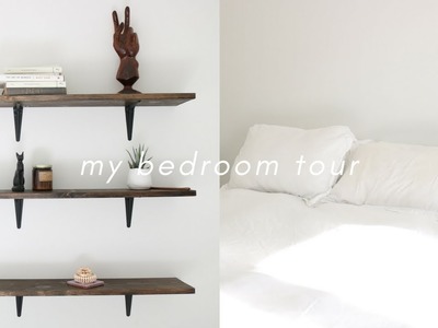 My Bedroom Tour. Minimal, Cozy + DIY