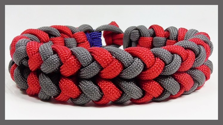 Paracord Bracelet Tutorial: "Ecstatitic" Bracelet Design Without Buckle