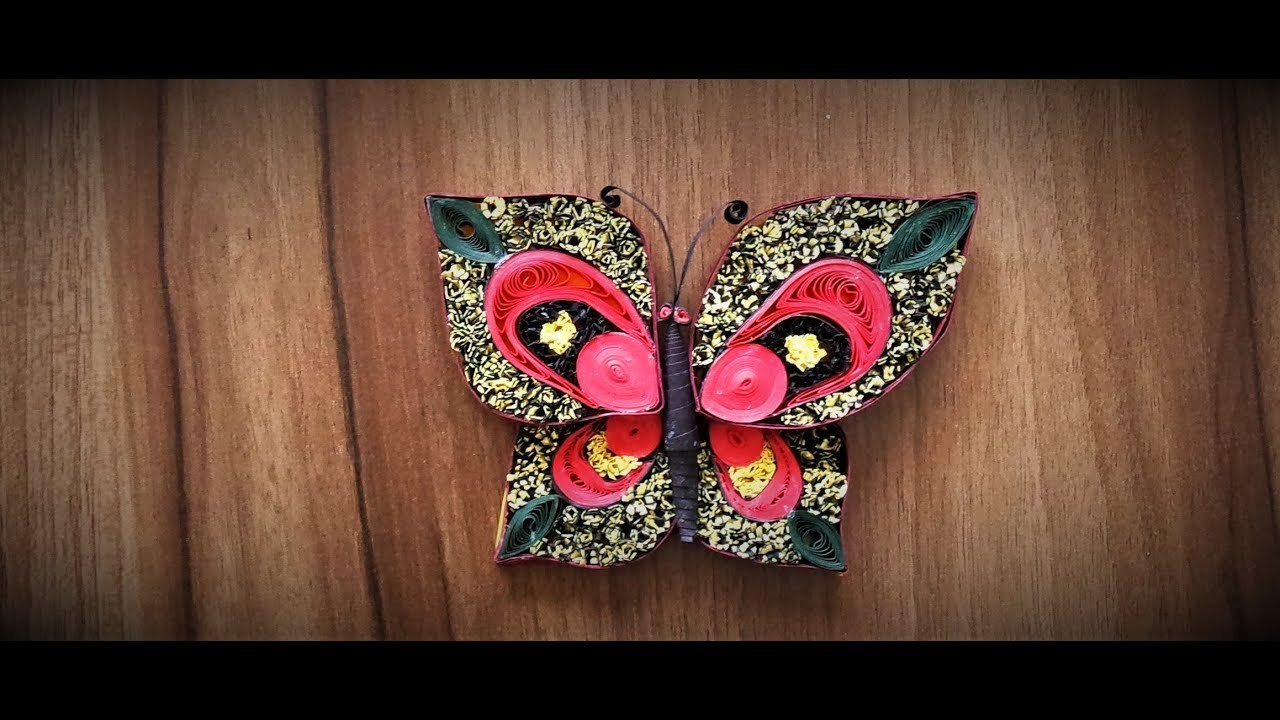 Quilling paper butterfly designs -1