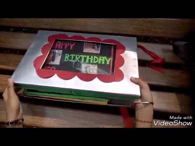Scrapbook for birthday