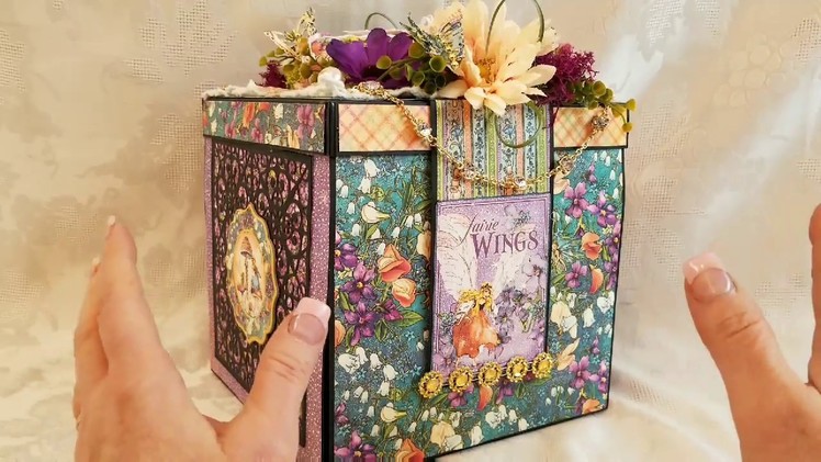 *SOLD* Magical G45 Fairy Dust Mini Album Explosion Box for Scrapbooking With ME
