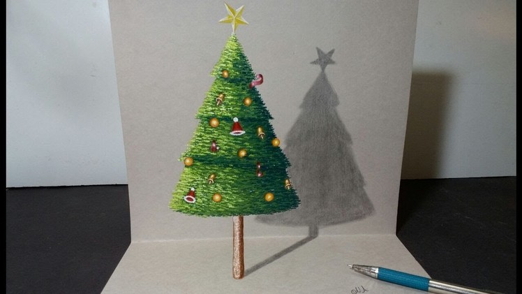 The Christmas Tree - 3D Painting