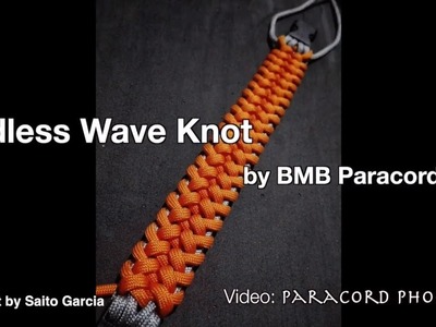 The Endless Wave Knot Paracord Bracelet design by BMB Paracord tutorial Paracord Phoenix.