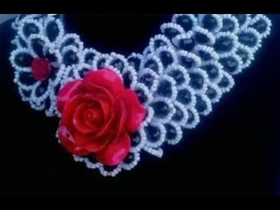 The tutorial on how to make this beautiful beaded jewelry.