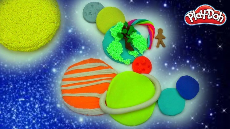 What Colors are Solar System Planets? DIY How to make Play Doh Planets Easy DIY Play Doh Creations