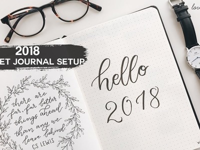 2018 bullet journal setup | lovefromisabel
