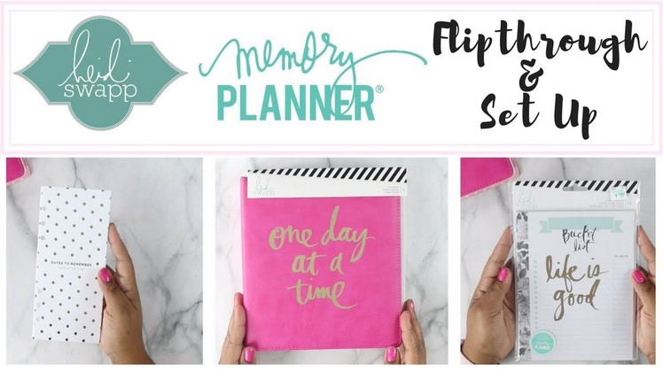 Am I Still a Happy Planner Girl?! Heidi Swapp Haul + FLIP-THROUGH | Setting Up My Memory Planner