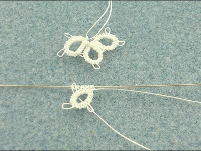 Beading4perfectionists: Tatting with Wildfire and a beading needle