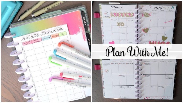 Bullet Journalling in a Happy Planner & Plan With Me | Aimee Lodge