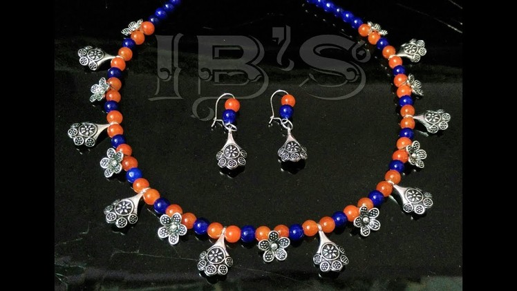 CH & HJ - 20 pieces exclusive handmade necklace designs made by  antique silver & beads