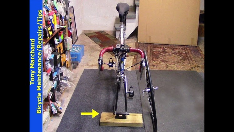 DIY Bicycle Fork Mount Storage
