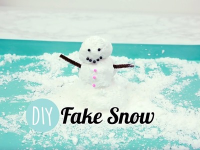 DIY Fake Snow