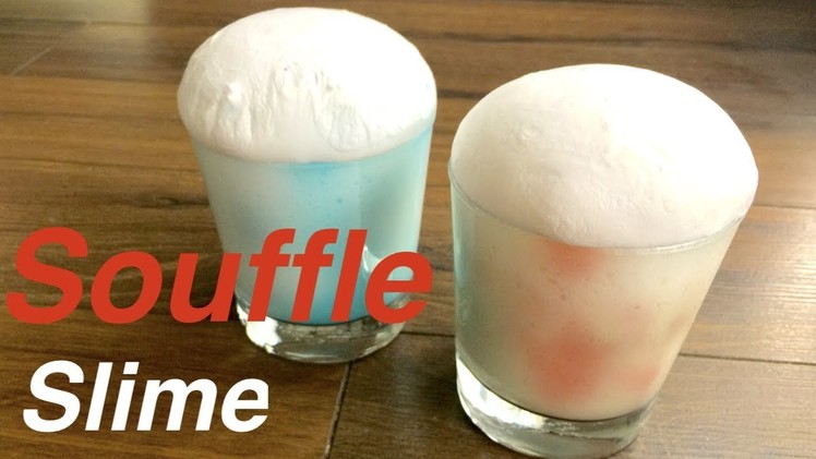 DIY How To Make Souffle Slime Without Cornstarch!! Fluffy Slime No Borax