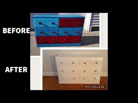 DIY: How to repaint an ugly, old dresser