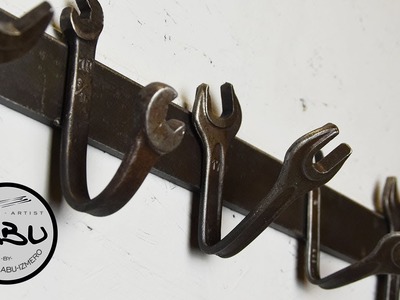 DIY \\ Industrial Wrench Coat Hook