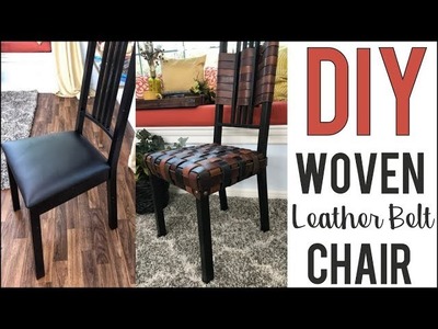 DIY: Turn This Into That!  Woven Leather Chair