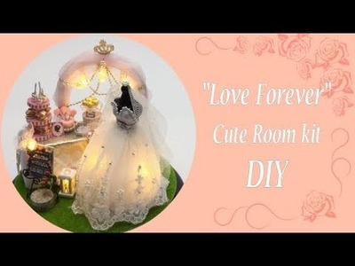 Dollhouse miniature kit- CuteRoom- Love Forever- DIY