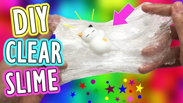 Easy Way to Make Clear Slime! Very Cheap!!!