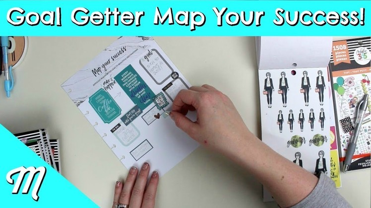 Happy Planner Goal Getter Maping Out Your Success | SUPER CUTE! Plan With Me | Successful Saturdays