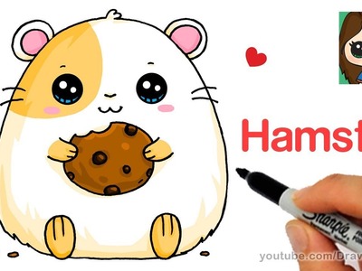 How to Draw a Hamster Super Easy