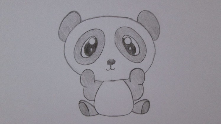 How to draw a panda bear