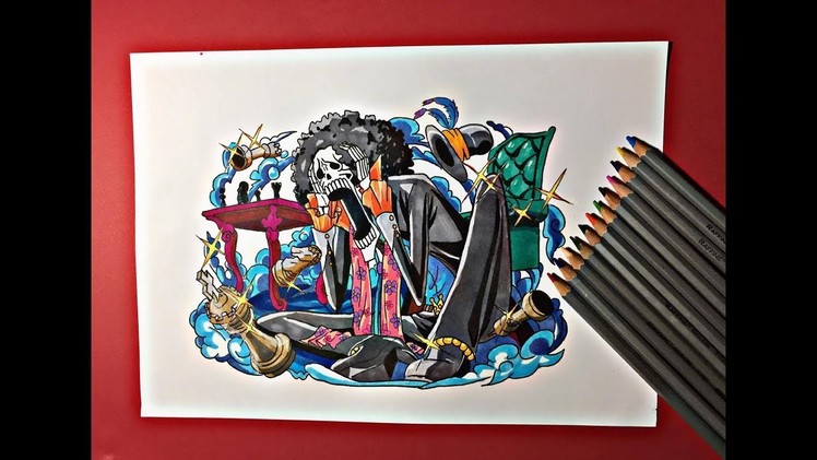 How to Draw - Drawing Brook One Piece - DIY Drawing "Soul King" Brook