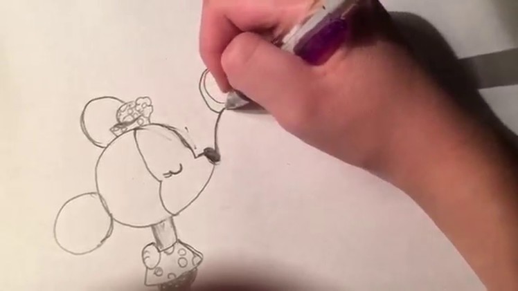 How to draw Minnie and Mickey