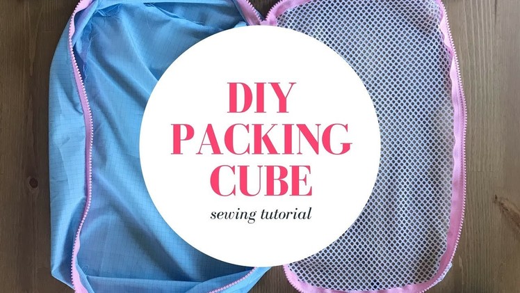 How to make a packing cube  ✈ - EASY!