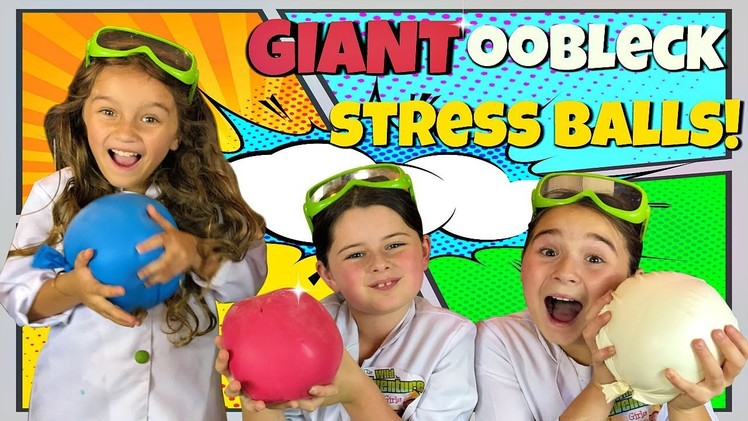 How to Make Giant Oobleck Stress Balls!