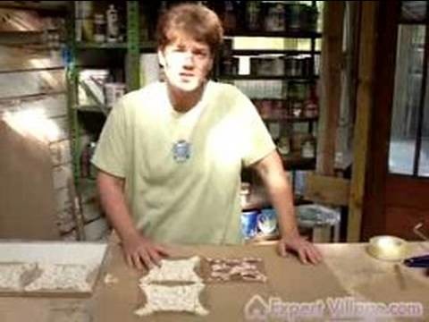 How to Make Tile Mosaics & Patterns : Adhering Mosaic Tiles for Your Tile Mosaic Project