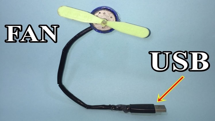 How to make USB Fan at home | DIY Homemade USB Gadgets | Simple Life Hacks with USB