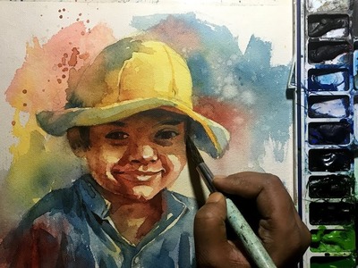 How to Paint Watercolor Portraits the Easy Way.