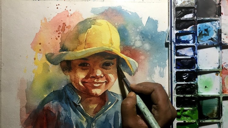 How to Paint Watercolor Portraits the Easy Way.