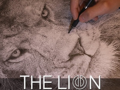 LION DRAWING TIME-LAPSE - 154 HOURS - REALISTIC PENCIL DRAWING