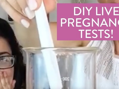 Live DIY Pregnancy Tests | Channel Mum
