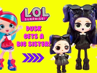 LOL SURPRISE Dusk Gets A Big Sister DIY Shopkins Shoppie Doll Jessicake Custom Makeover