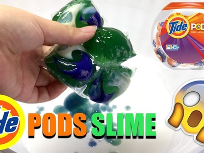Making SLIME With TIDE PODS - WILL IT SLIME?